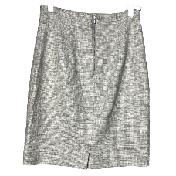 Banana Republic Straight Office Pencil Skirt 2 Preppy Heather Cream Career Style - Picture 2 of 3